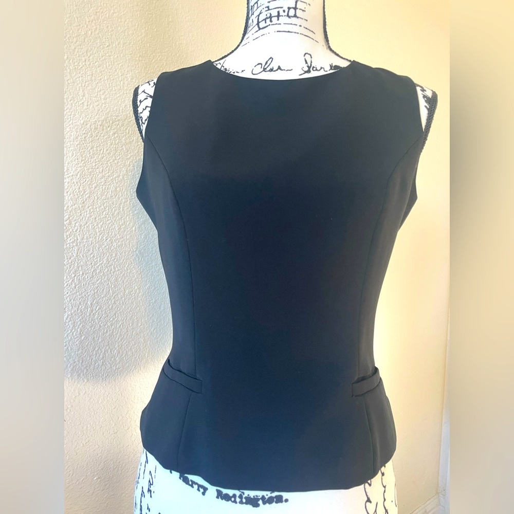 Morgan Taylor Studio Tailored Black Top